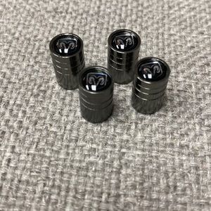 Dodge Ram gray valve stem cap covers